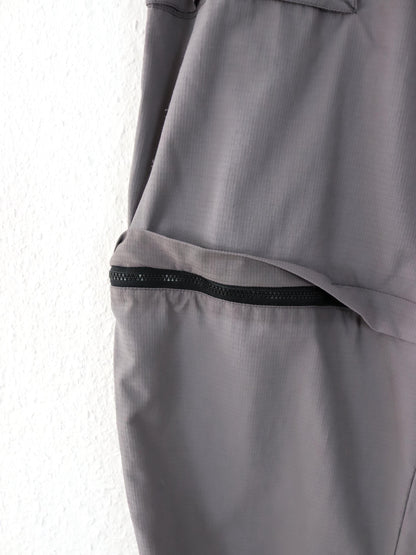 Vintage 90er 00er y2k ADIDAS Hose Wanderhose Trekking Pants gerades Bein Shorts 2002 L