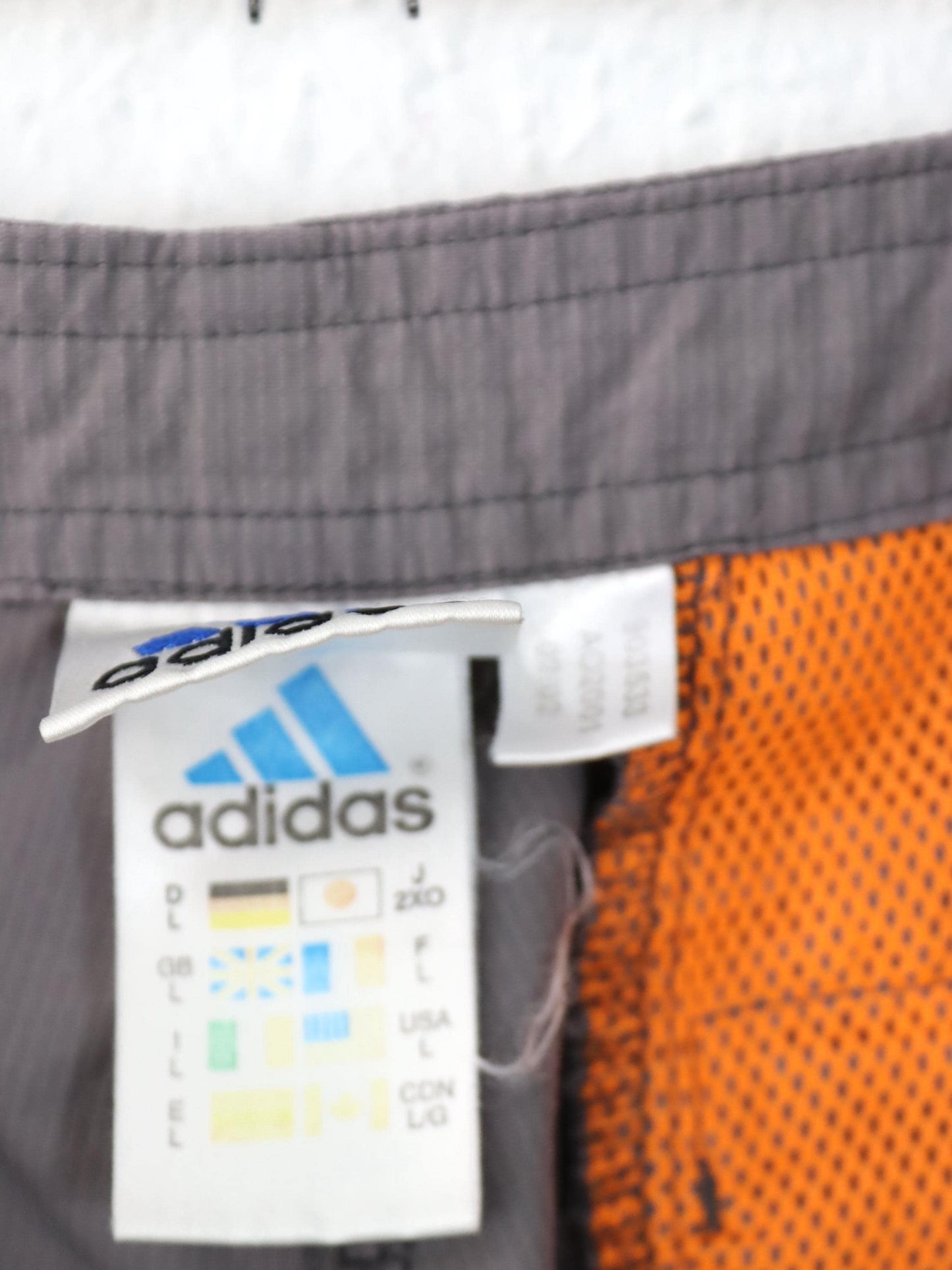 Vintage 90er 00er y2k ADIDAS Hose Wanderhose Trekking Pants gerades Bein Shorts 2002 L
