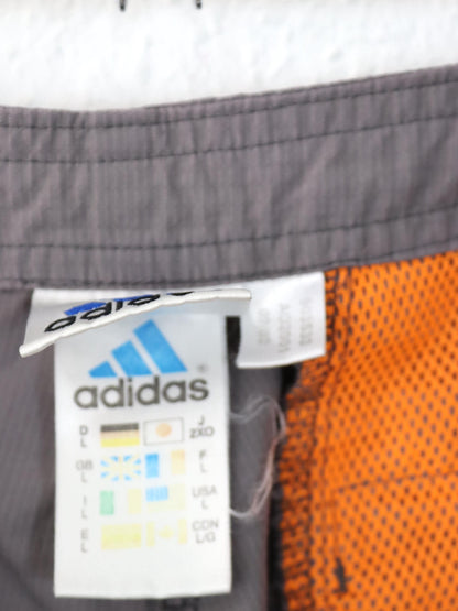 Vintage 90er 00er y2k ADIDAS Hose Wanderhose Trekking Pants gerades Bein Shorts 2002 L