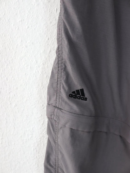 Vintage 90er 00er y2k ADIDAS Hose Wanderhose Trekking Pants gerades Bein Shorts 2002 L