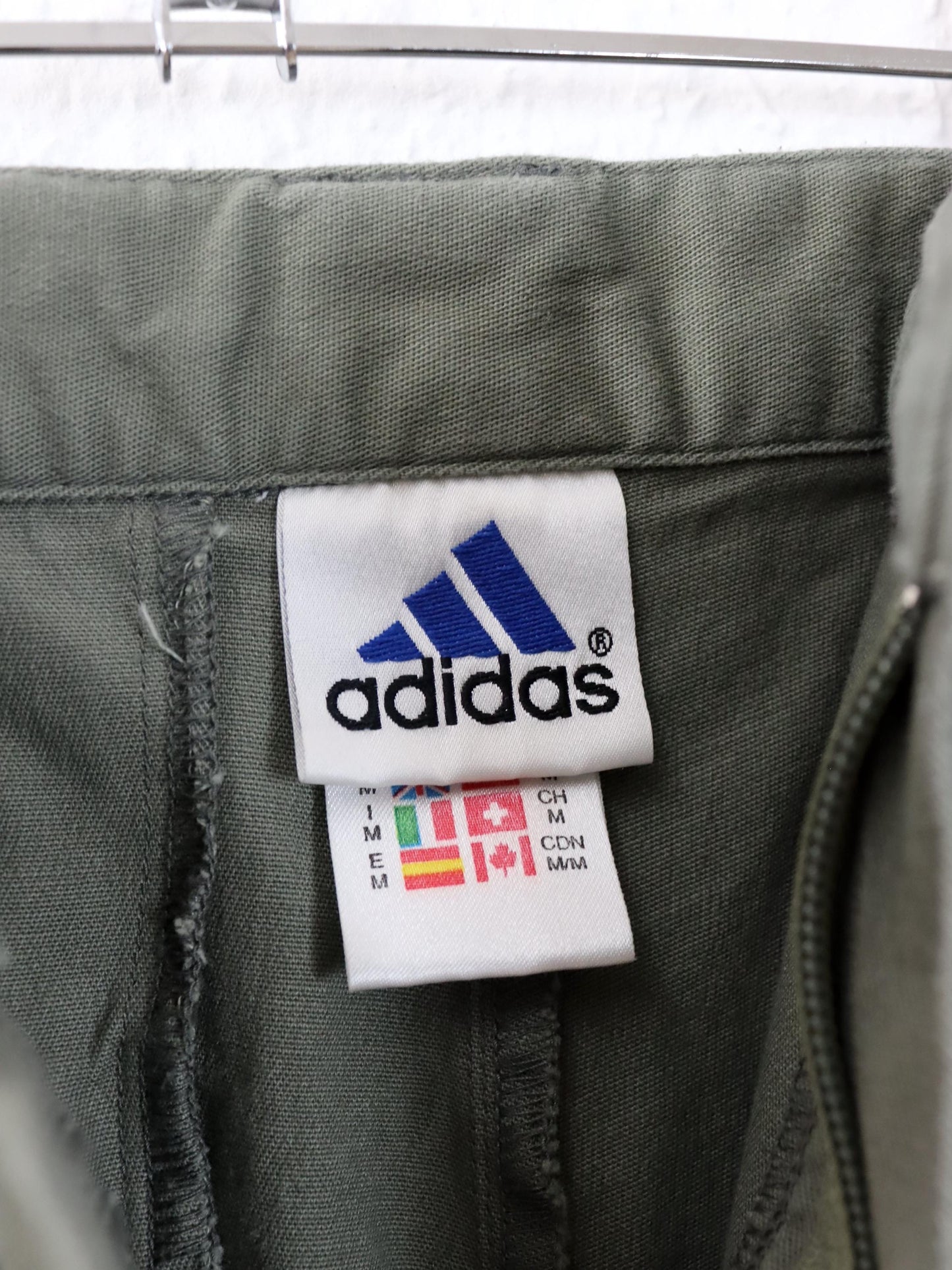 Vintage 90er 00er ADIDAS Adventure Cargopants Shorts kurze Hose Khaki M