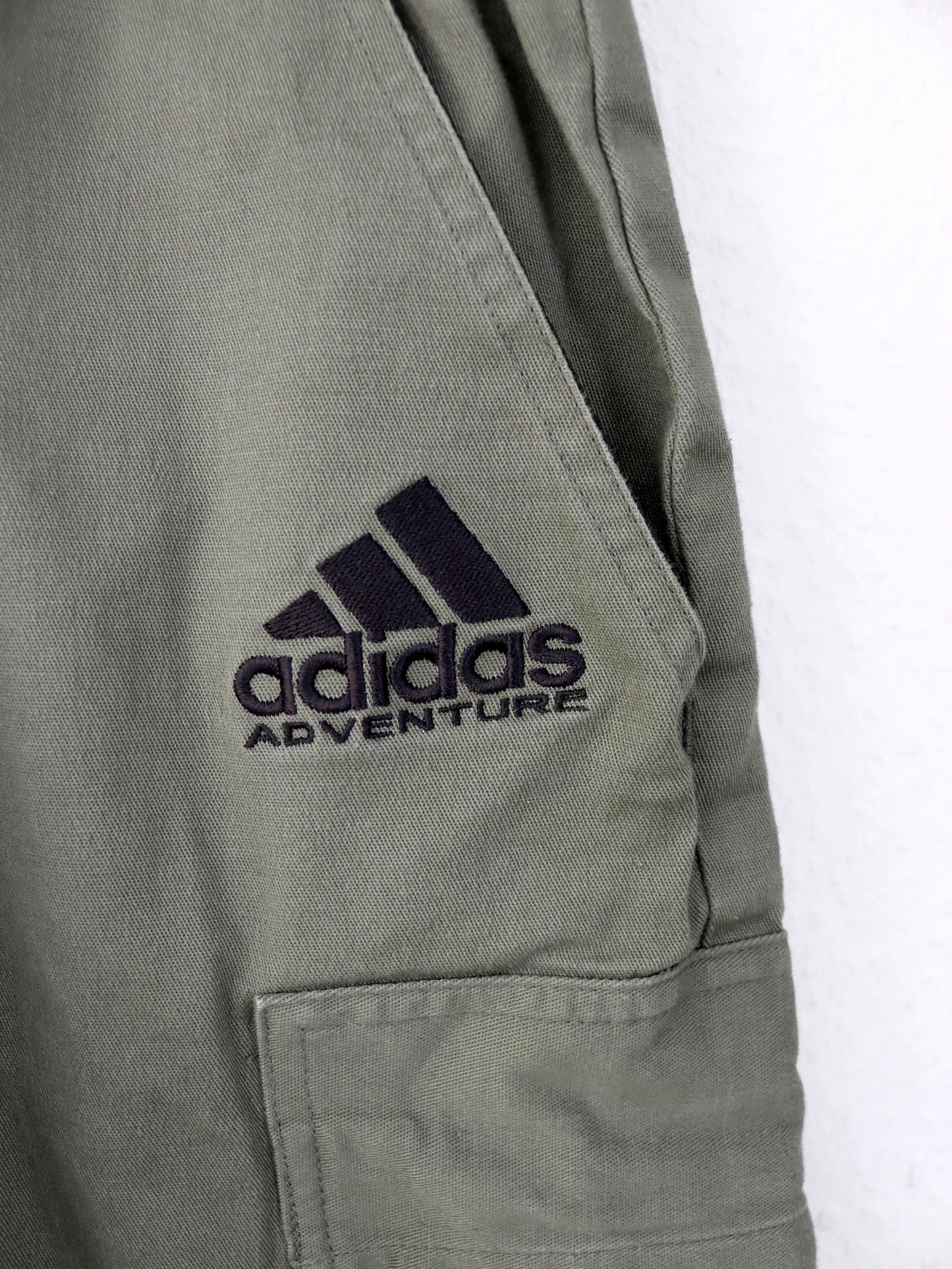 Vintage 90er 00er ADIDAS Adventure Cargopants Shorts kurze Hose Khaki M