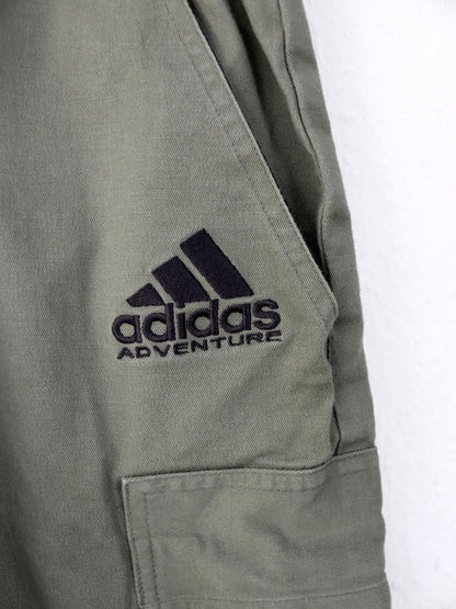 Vintage 90er 00er ADIDAS Adventure Cargopants Shorts kurze Hose Khaki M