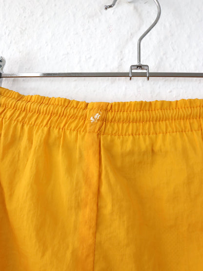 Vintage 80er 90er NIKE Shorts kurze Hose Badehose gelb XL
