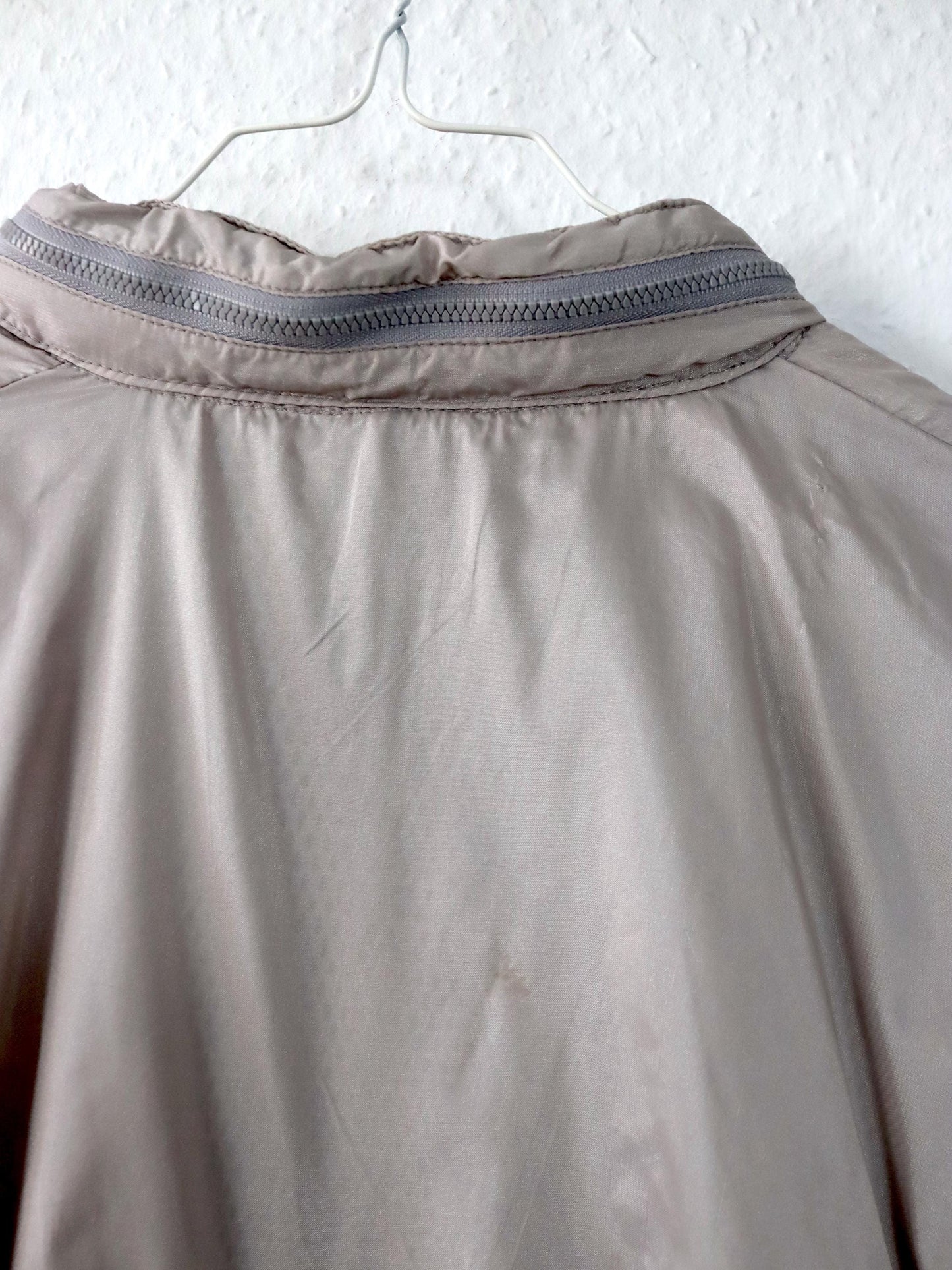 Vintage 80er 90er ADIDAS Windbreaker Jacke beige orange schwarz D5  M
