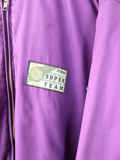 Vintage 80er 90er ESPRIT Bomberjacke Jacke gefüttert lila versitze M