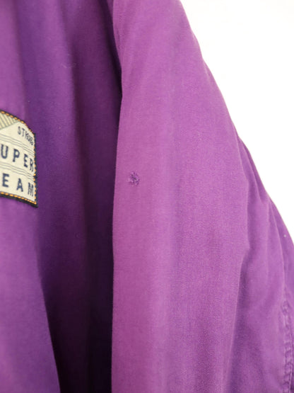 Vintage 80er 90er ESPRIT Bomberjacke Jacke gefüttert lila versitze M